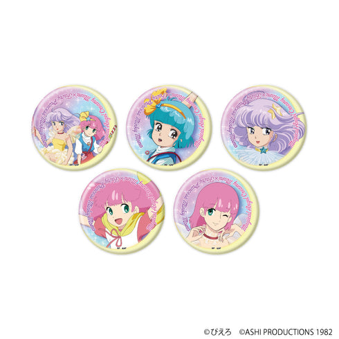『魔法の天使クリィミーマミ×魔法のプリンセス ミンキーモモ』缶バッジ01/コンプリートセット(全5種)(公式イラスト)